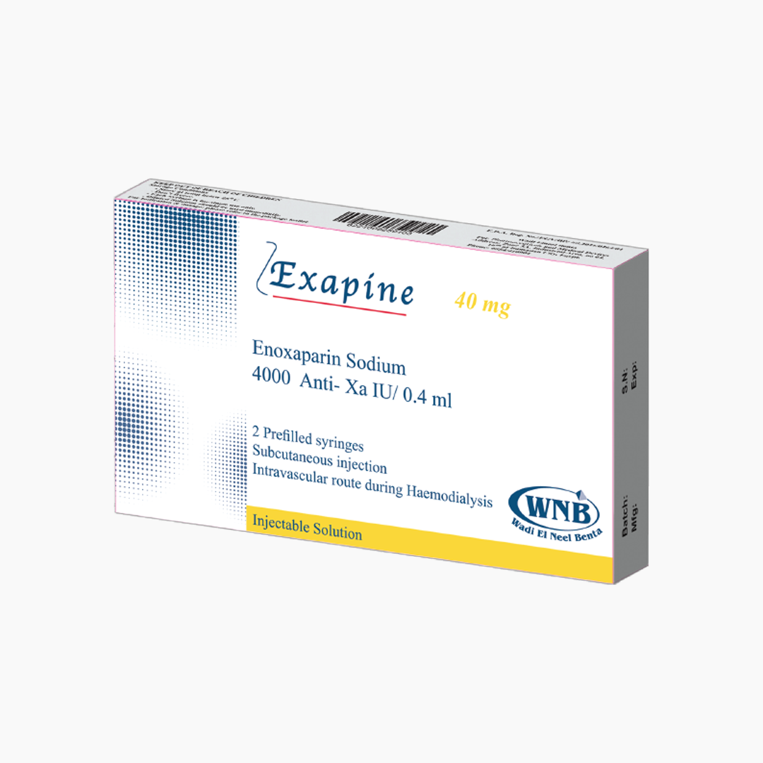 EXAPINE 40MG packaging visual
